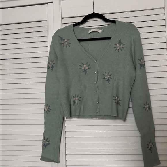 ASTR THE LABEL SAGE CARDIGAN - Picture 5 of 6